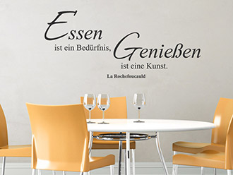 Wandtattoo Zitate über Essen und Trinken | WANDTATTOO.DE