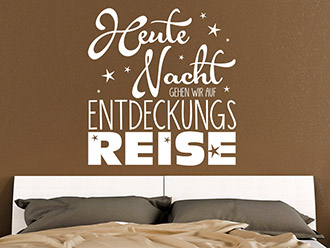 Wandtattoo Entdeckungsreise