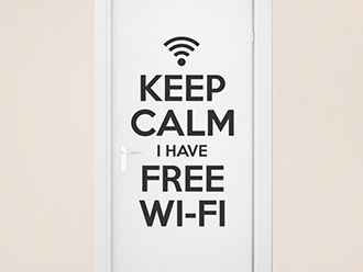 Wandtattoo Free Wifi