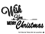 Wandtattoo Wish You a Merry Christmas Motivansicht