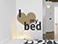 Wandtattoo I love my bed