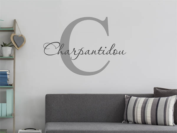 Wandtattoo Charpantidou Nachname