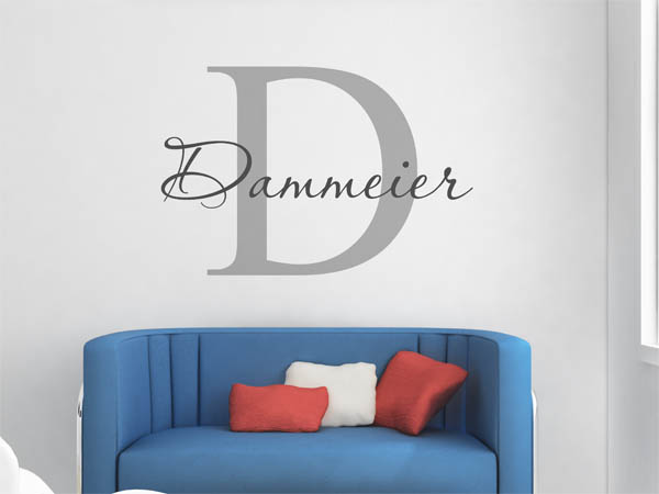 Wandtattoo Dammeier Nachname