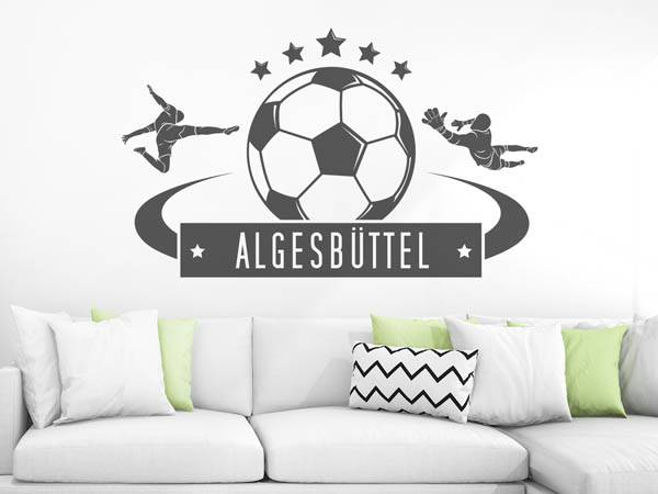Wandtattoo Algesbüttel Fußball