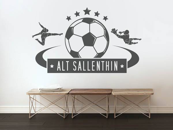 Wandtattoo Alt Sallenthin Fußball