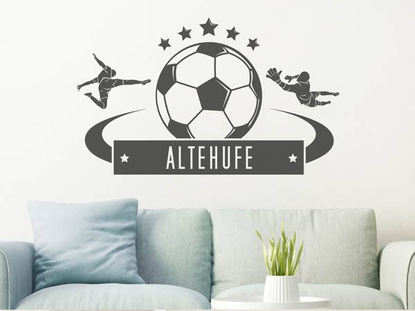 Wandtattoo Altehufe Fußball