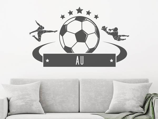 Wandtattoo Au Fußball