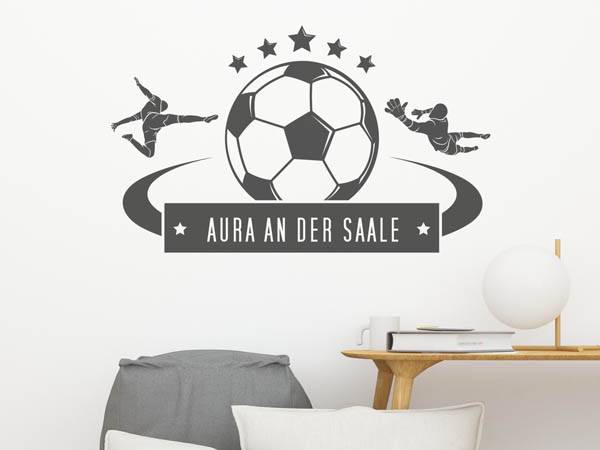 Wandtattoo Aura an der Saale Fußball