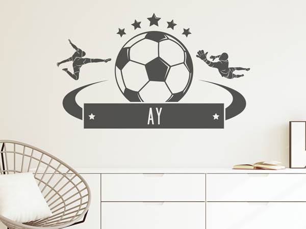 Wandtattoo Ay Fußball