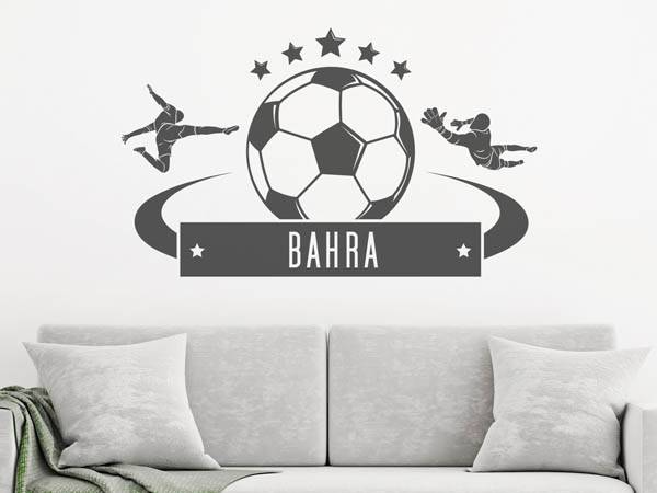Wandtattoo Bahra Fußball