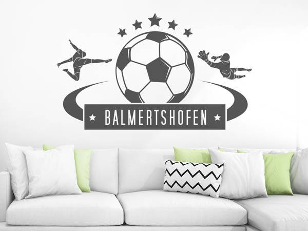 Wandtattoo Balmertshofen Fußball