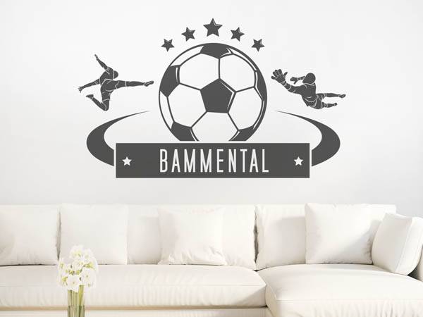 Wandtattoo Bammental Fußball
