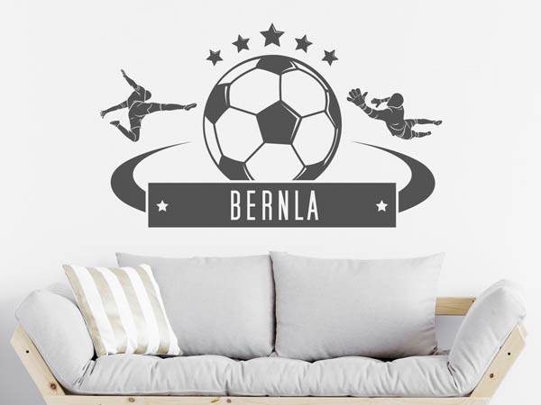 Wandtattoo Bernla Fußball