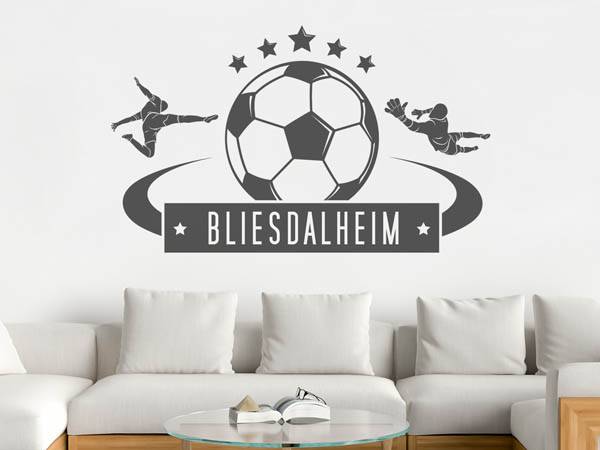 Wandtattoo Bliesdalheim Fußball