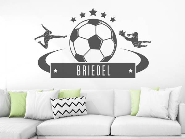 Wandtattoo Briedel Fußball