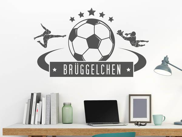 Wandtattoo Brüggelchen Fußball