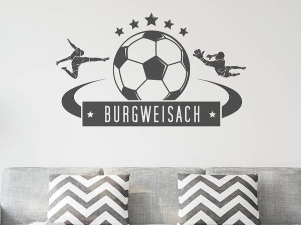 Wandtattoo Burgweisach Fußball