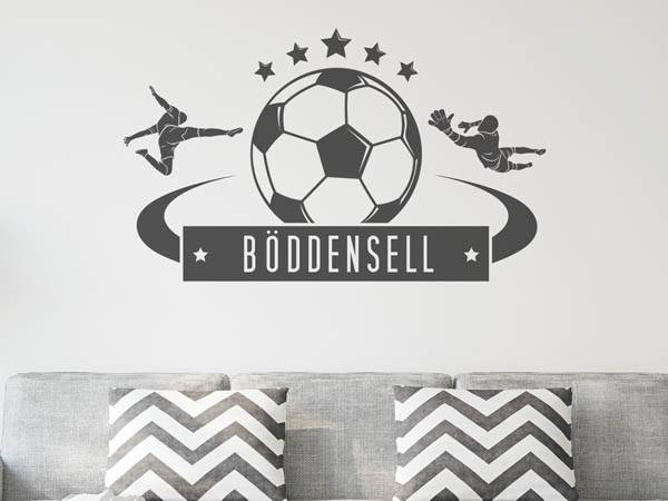 Wandtattoo Böddensell Fußball