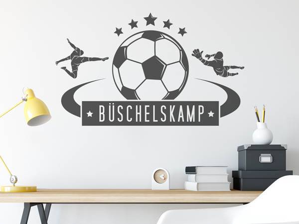 Wandtattoo Büschelskamp Fußball