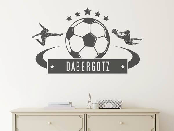 Wandtattoo Dabergotz Fußball