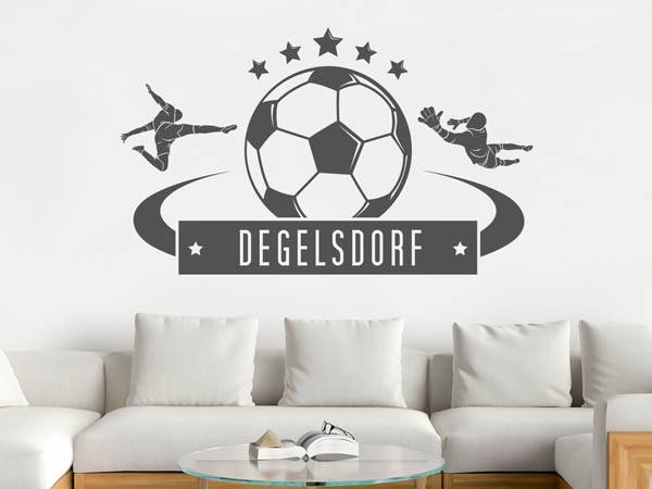 Wandtattoo Degelsdorf Fußball