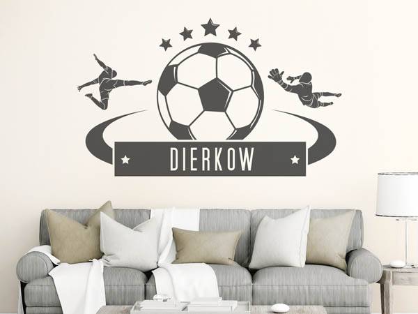 Wandtattoo Dierkow Fußball