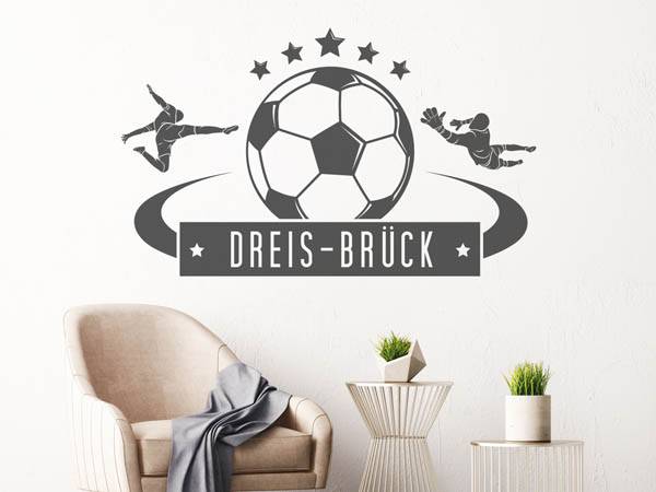 Wandtattoo Dreis-Brück Fußball