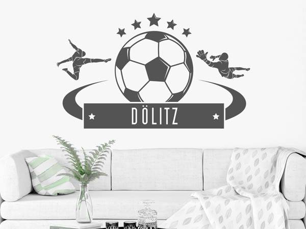 Wandtattoo Dölitz Fußball