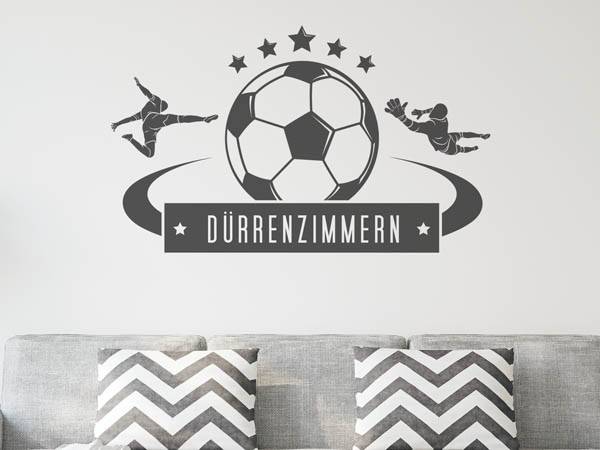 Wandtattoo Dürrenzimmern Fußball