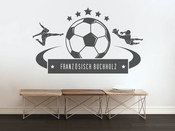 Wandtattoo Französisch Buchholz Fußball