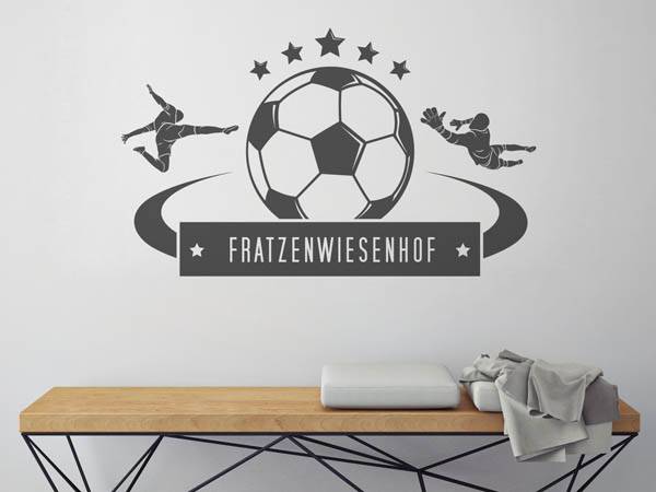 Wandtattoo Fratzenwiesenhof Fußball