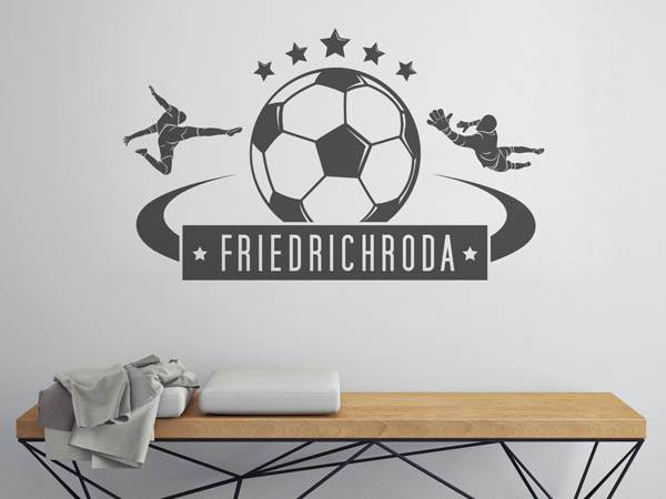 Wandtattoo Friedrichroda Fußball