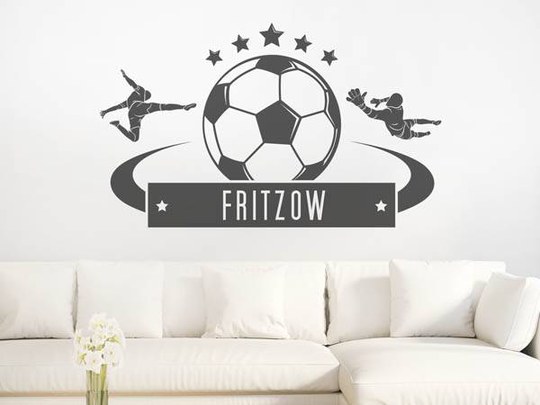 Wandtattoo Fritzow Fußball