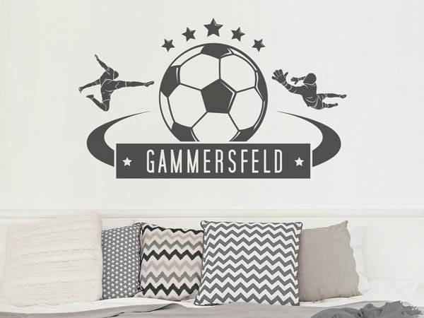 Wandtattoo Gammersfeld Fußball