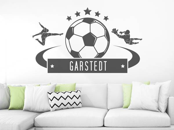 Wandtattoo Garstedt Fußball