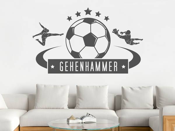 Wandtattoo Gehenhammer Fußball