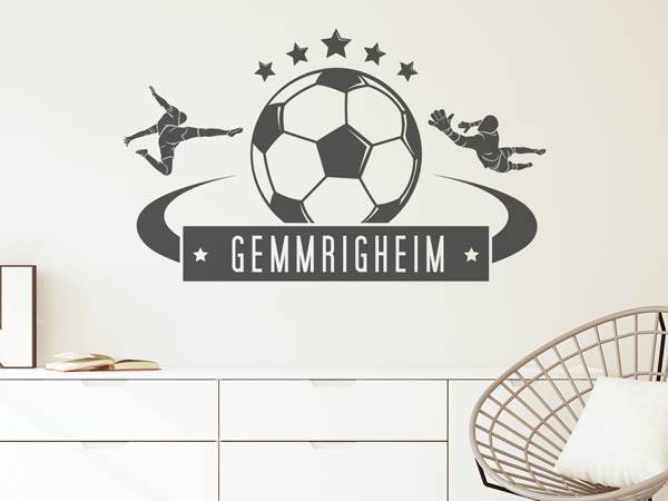 Wandtattoo Gemmrigheim Fußball