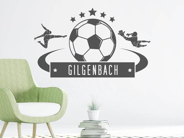Wandtattoo Gilgenbach Fußball
