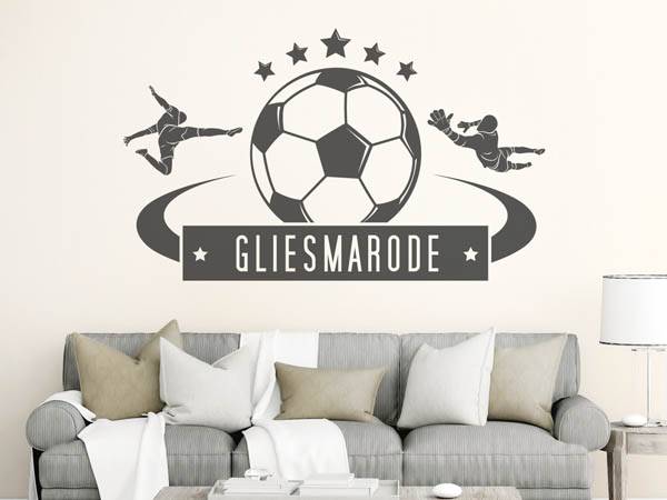 Wandtattoo Gliesmarode Fußball