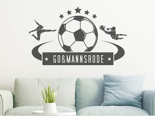 Wandtattoo Goßmannsrode Fußball