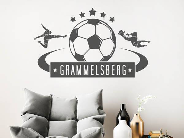 Wandtattoo Grammelsberg Fußball