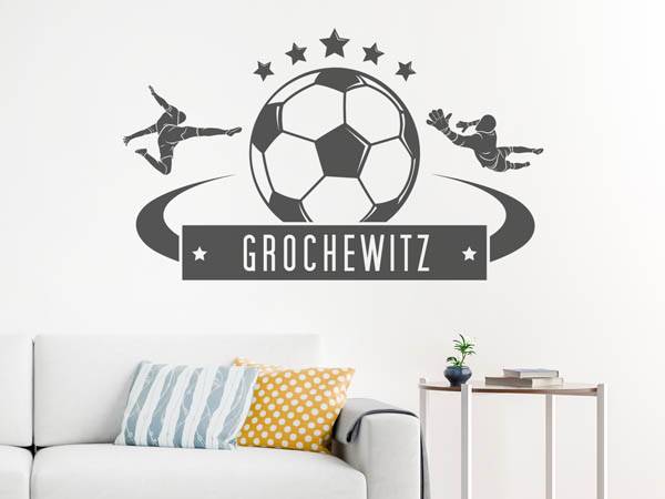 Wandtattoo Grochewitz Fußball