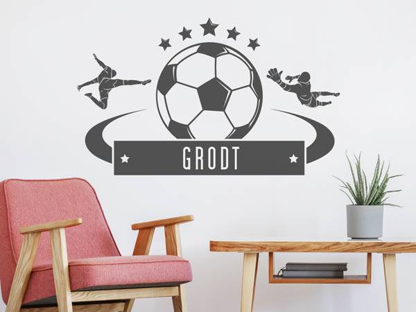 Wandtattoo Grodt Fußball