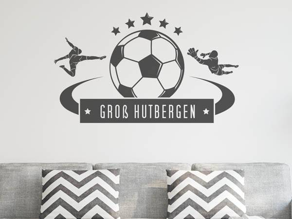 Wandtattoo Groß Hutbergen Fußball