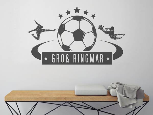 Wandtattoo Groß Ringmar Fußball