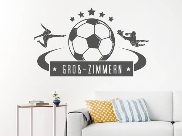Wandtattoo Groß-Zimmern Fußball