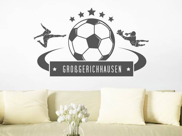 Wandtattoo Großgerichhausen Fußball