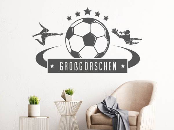 Wandtattoo Großgörschen Fußball
