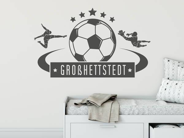 Wandtattoo Großhettstedt Fußball