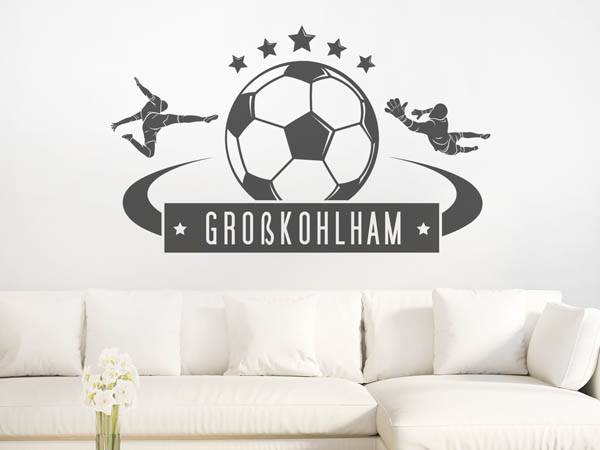 Wandtattoo Großkohlham Fußball